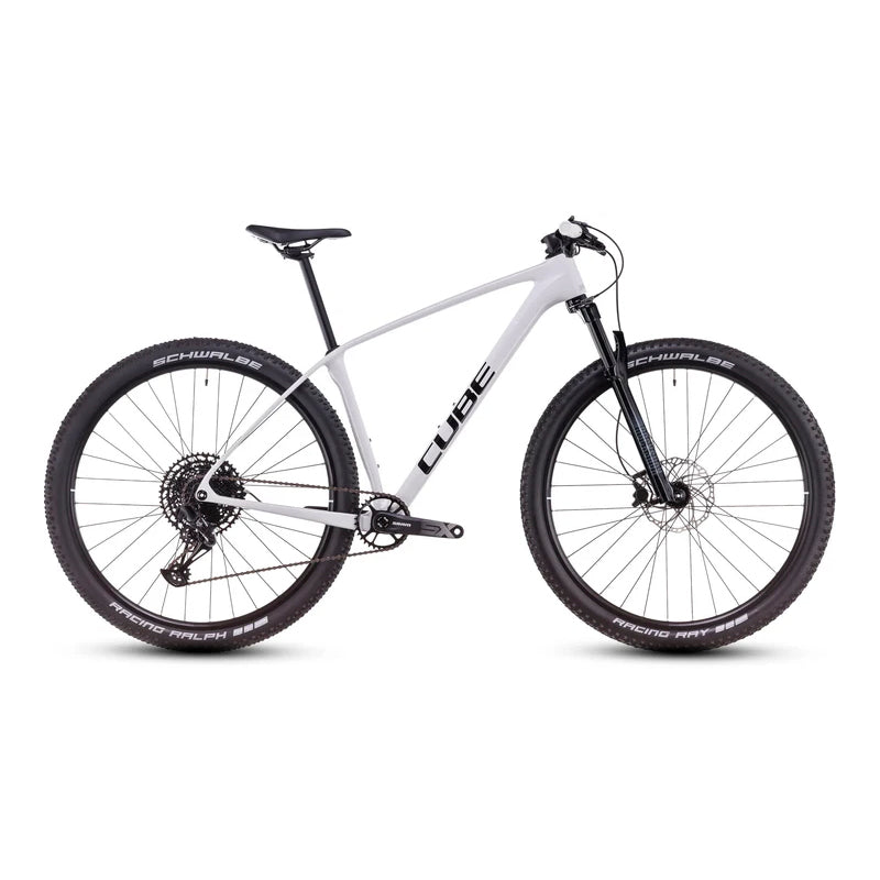 Bicicleta de montaña CUBE Reaction C:62 ONE cotton & white 2025